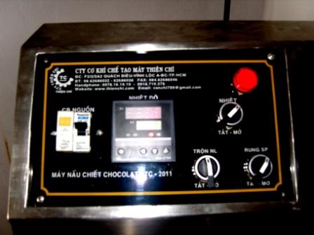 Máy nấu chiết chocolate bán tự động